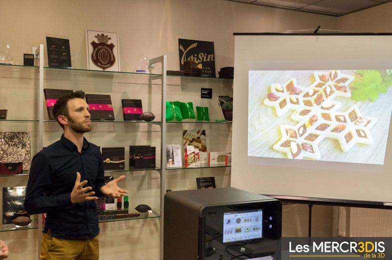 Click’n 3D présent aux Mercr3Dis de la 3D spécial Food Printing